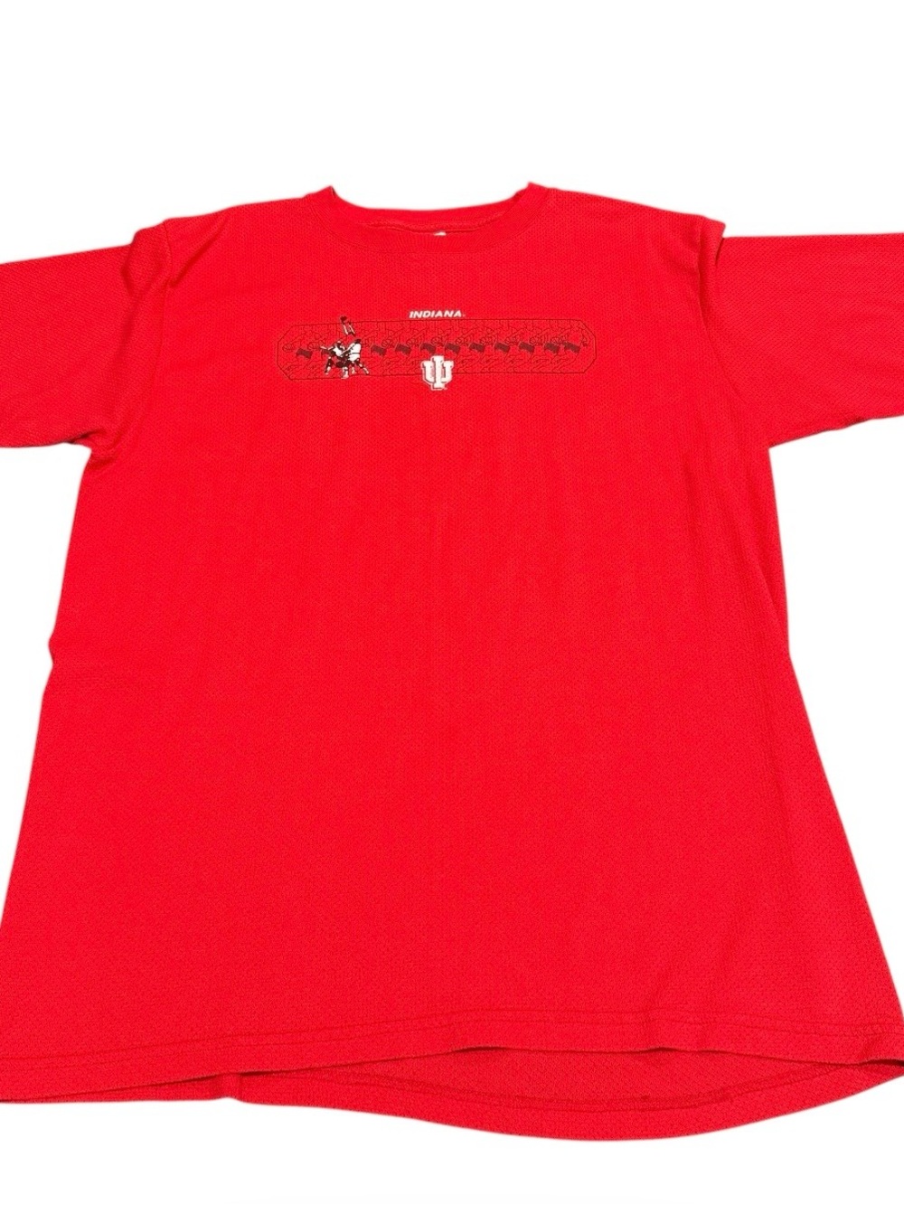 Vintage Indiana Hoosiers basketball XL mesh t shirt 90s IU